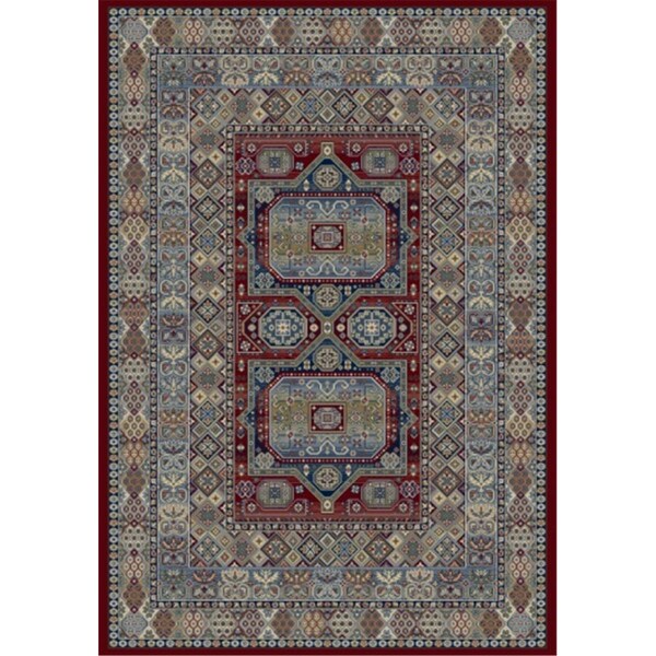 Dynamic Rugs Ancient Garden Rugs, Red - 5.3 x 7.7 in. AN69571471454 - main
